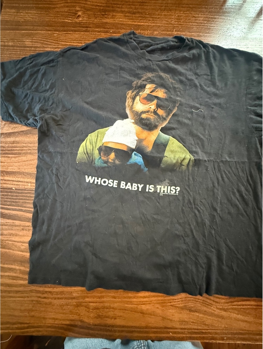 Apple Junkies Whose Baby Is This? Graphic T-Shirt XXL